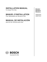Bosch  HDZIT301  Installation guide