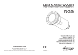 JBSYSTEMS LIGHT LED Nano Wash / RGB Owner's manual