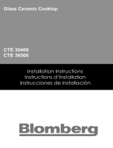 Blomberg CTE 36500 Installation guide
