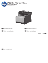 HP LaserJet Pro CM1415 Color Multifunction Printer series Installation guide