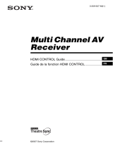 Sony Stereo Receiver User manual
