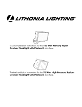 Lithonia Lighting OFL 100MV 120 P LP Installation guide