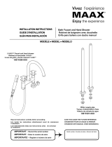 MAAX 105509-000-001 Jazz (Drop-In) Installation guide