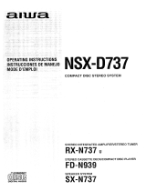 Aiwa RX-N737 Owner's manual