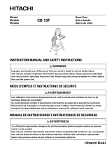 Hitachi CB 13F User manual