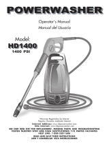Husky HD1400 (1400 PSI) User manual