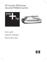 HP SCANJET 7650 DOCUMENT FLATBED SCANNER User manual