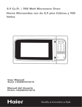 Haier MWM0925TW User manual