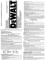 DeWalt DW318G User manual