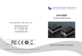 Grandstream GXV3500  Installation guide
