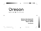 Oregon Scientific UVR138 User manual