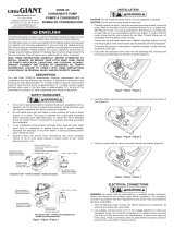 Little Giant Pump 554551 Operating instructions