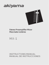 Akiyama MX-1 User manual