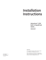 GE Profile Series PSB9100DFWW Installation guide