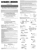 Black & Decker JS250 User manual