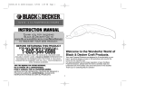 Black & Decker SZ360S User manual