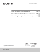 Sony DSC-TX30 Operating instructions