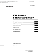 Sony STR-DE197 Owner's manual