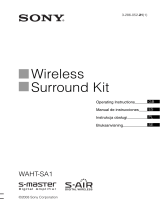 Sony WAHT-SA1 Owner's manual