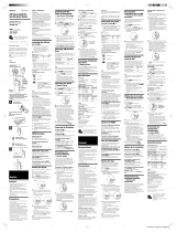 Sony SRF-M97 User manual