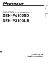 Pioneer DEH-P4100SD User manual