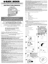 Black & Decker JS305B User manual