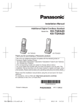 Panasonic KXTGHA20 Operating instructions