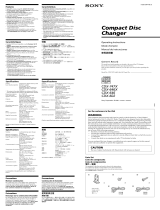 Sony CDX-646 User manual