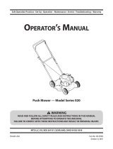 MTD 11A-020W765 User manual