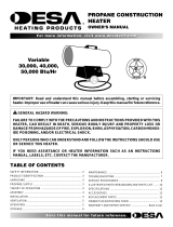 Desa Tech RM50PVA Owner's manual