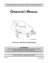 MTD 1P65BOB Shown User manual