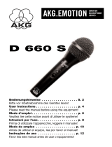 AKG D 660 S Owner's manual