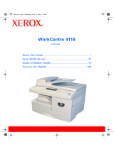 Xerox WORKCENTRE 4118 Owner's manual