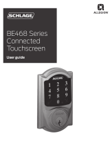 Schlage BE468 Series Connected Touchscreen Locks User manual