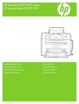 HP LaserJet M1319 Multifunction Printer series Owner's manual