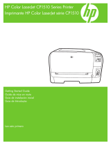 HP Color LaserJet CP1510 Printer series Installation guide