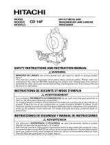 Hitachi CD 14F User manual