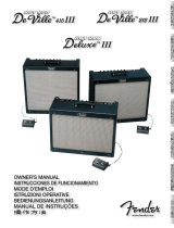 Fender Hot Rod Deluxe & DeVille III Owner's manual