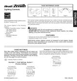 Zenith WC-6053-WH - Heath - Motion Light Set User manual