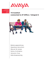 Avaya T3 Comfort Operating Instructions Manual