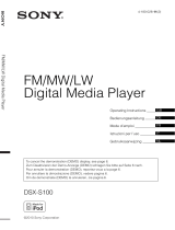 Sony DSX-S300 Owner's manual