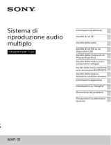 Sony MAP-S1 Operating instructions