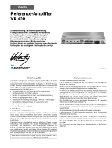 Blaupunkt vr 450 velocity Owner's manual