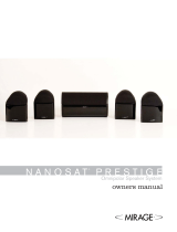 MIRAGE SPEAKERS NANOSAT-PRES-5-1 User manual