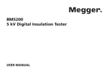 Megger BM5200 User manual