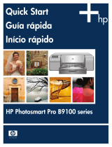 HP Photosmart Pro B9180 Printer series Quick start guide