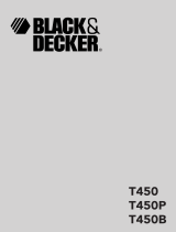 Black & Decker T450B T1 Owner's manual