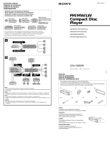 Sony CDX-C6850R User manual