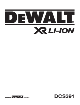 DeWalt DCS391 User manual