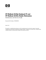 HP EliteBook 8440w Mobile Workstation User manual